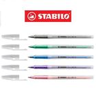 Kit C/12 Canetas Esferografica Stabilo Liner 6 Cores