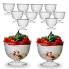 Kit C/12 Mini Tacinha Sobremesa Servir Festa 150ml