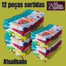 Kit c/ 12 Pano de prato e copa atoalhado felpudo Kit c/ 12 Pano de prato e copa atoalhado felpudo