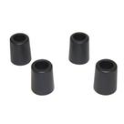 Kit c/ 12 Pés Plásticos Tubo de 5cm p/ Móveis, Puffs, Caixas Cor:CINZA