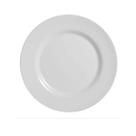 Kit C/ 12 Pratos Rasos Liso Branco Porcelana Rutmar 28,5cm