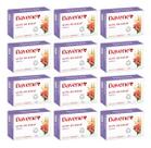 Kit C/12 Sabonete Barra Leite De Aveia Ameixa Davene 90g