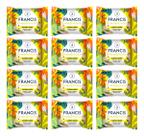 Kit C/12 Sabonete Em Barra Francis Capim Limão 80g