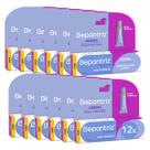 Kit c/12 und Protetor Labial Bepantriz Derma 7,5 ml