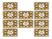 Kit C/120 Bombons Ferrero Rocher 10 Cx Ferrero T12