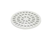 Kit c/ 12PC Grelha Plastica 100mm Branca N54 Redonda - Krona