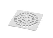 Kit c/ 12PC Grelha Plastica 150mm Branca N52 Quadrada - Krona