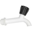 Kit c/ 12PC Torneira Tanque Plastica 3/4 Branca - Plasticos Luconi