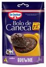 Kit c/ 12un Bolo de Caneca Brownie 70g - Dr. Oetker