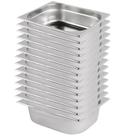 Kit C/ 14 Cubas Gastronômicas Inox Gn 1/2x100 Sem Alça