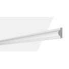 Kit c/ 15 Boiserie de Poliestireno 3cmX21mmX2mm2 Nmc Rodapés Branco