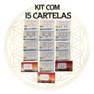 Kit c/ 15 cartelas bindi's indianos variados
