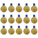Kit C/15 Medalhas de Ouro M43 Honra ao Mérito Com Fita Azul