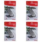 Kit C/ 16 Ganchos De Metal Tipo S Multiuso Guarda Roupa 10cm