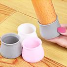Kit C/ 16 Protetores de Silicone para Pés de Cadeira e Mesa