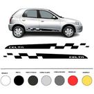 Kit C/ 2 Adesivo Faixa Lateral Chevrolet Celta 2 E 4 Portas