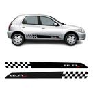 Kit C/2 Adesivo Faixa Lateral Chevrolet Celta 2 E 4 Portas
