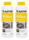 Kit C/2 Aditivo Plastificante Axton Liga Para Massa 1 Litros