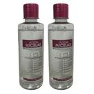 Kit C/2 Água Micelar Colágeno e Pantenol 260ml Mary Life Demaquilante Limpeza Facial