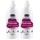 Kit C/2 Amolecedor De Cutículas Ideal Óleo De Rosa Mosqueta 500ml