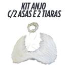 kit c/2 Asas e 2 tiaras Anjo Branca Cosplay 50x35 fantasia kit c/2 Asas e 2 tiaras Anjo Branca Cosplay 50x35 fantasia