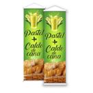 Kit C/ 2 Banners Prontos Pastel + Caldo de Cana 30x100cm