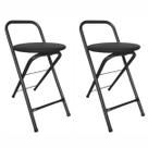 Kit C/ 2 Banquetas Banco Dobrável Para Acampamento Camping Pesca Kit C/ 2 Banquetas Banco Dobrável Para Acampamento Camping Pesca