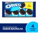 Kit c/ 2 Biscoito Recheado Oreo Original Multipack 144g Kit c/ 2 Biscoito Recheado Oreo Original Multipack 144g