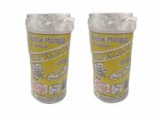 Kit c/ 2 Bobina Saco Plástico Picotada - Fundo Reto 16x30 Rolo C/500 Sacos - Para Alimentos / Padaria / Horti Fruti