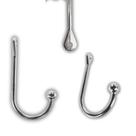 Kit c/2 Cabides Longo Liso Para Artesanato - 10,0cm e Parafusos
