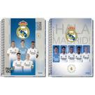 Kit c/ 2 caderno univ. real madrid c/ 10m 160 fls - credeal