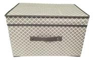 Kit C/2 Caixa Organizadora Flexível Grande Multiuso Armário