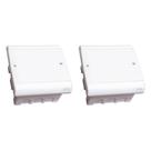 Kit C/2 - Caixa Passagem Pvc 14,5X15 Perlex Embutir Kit C/2 - Caixa Passagem Pvc 14,5X15 Perlex Embutir