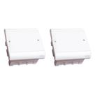 Kit C/2 - Caixa Passagem Pvc Perlex Embutir 15X15X08 3904 Kit C/2 - Caixa Passagem Pvc Perlex Embutir 15X15X08 3904