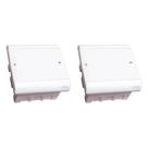 Kit C/2 - Caixa Passagem Pvc Perlex Embutir 15X15X08 3904 Kit C/2 - Caixa Passagem Pvc Perlex Embutir 15X15X08 3904