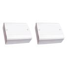 Kit C/2 - Caixa Passagem Pvc Perlex Externa 18X22X08 2908