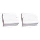 Kit C/2 - Caixa Passagem Pvc Perlex Externa 18X22X08 2908