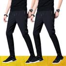 KIT c/ 2 CALÇA CORRIDA Preto Academia Bolso Zíper Cordão Elastano Gelado 998 KIT c/ 2 CALÇA CORRIDA Preto Academia Bolso Zíper Cordão Elastano Gelado 998