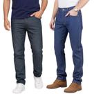 Kit C/2 Calças Jeans Masculina para Trabalho 100% Algodão Reforçada Premium