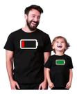 Kit C/2 Camisetas - Tal Pai Tal Filho(a) - Carga De Bateria
