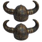 Kit c/2 Capacete Viking Dour Fantasia Chifre Nórdico Cosplay