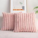 Kit c/ 2 capas p/ almofada em pelucia wave soft 2 lados - 40x40 cm