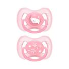 Kit C/2 Chupeta Buba 0-6m Bico Uni Rosa Urso/Estrela 12658 Kit C/2 Chupeta Buba 0-6m Bico Uni Rosa Urso/Estrela 12658