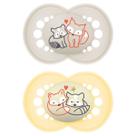 Kit C/ 2 Chupetas Day&Night MAM 16m+ Neutra + Estojo CH30423