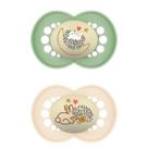 Kit c/ 2 Chupetas Original Night MAM 6+m Tam2 Neutra CH22323