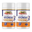Kit C/2 Cloreto de Magnésio Cúr cu ma 60 Cáps Rei Terra