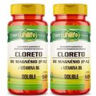 KIT C/2 Cloreto De Magnésio Pa C/ Vita B6 60 Cáps - Unilife KIT C/2 Cloreto De Magnésio Pa C/ Vita B6 60 Cáps - Unilife