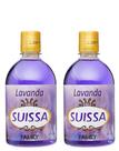 KIT C/ 2 Colonia LAVANDA Suissa 500Ml FAMILIA