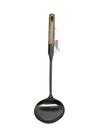 Kit c/ 2 Concha inox escavado Com Cabo De Madeira 34cm Kit c/ 2 Concha inox escavado Com Cabo De Madeira 34cm
