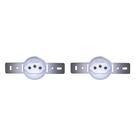 Kit C/2 - Conjunto Para Condulete Perlex Tomada 2 Polos +...
